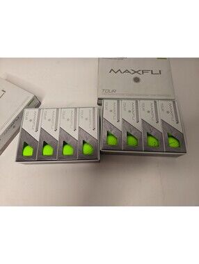 Maxfli Tour Center Of Gravity Balanced Max Align Golf Balls 12pk Green 2 Boxes
